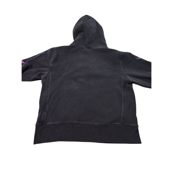 Kappa Rolling Loud Miami Hoodie Size Small Airbrush Graphic Black Sweatshirt - Picture 3 of 5